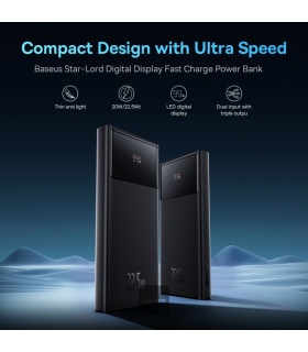 Baseus Power Bank Star Lord Digital22.5 W 20000mAh
