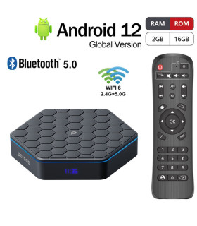 porodo TV Box Android ATVBX DUAL WIFI Bluetooth