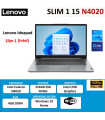 لپ تاپ لنوو سایز 15.6 اینچ مدل Ideapad 1 پردازنده Celeron N4020 رم 4GB حافظه 256GB SSD گرافیک HD Intel