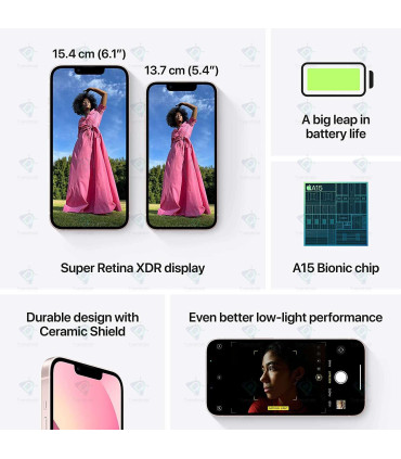 Apple iPhone 13 CH Dual SIM 128 GB And 4GB RAM Mobile Phone