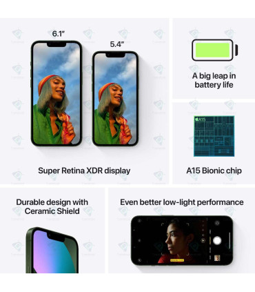 Apple iPhone 13 CH Dual SIM 128 GB And 4GB RAM Mobile Phone