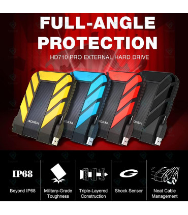 ADATA HD710 Pro 4TB USB 3.1 External Hard Drive