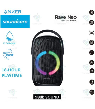 Anker Soundcore Rave Neo 50W Waterproof Bluetooth Party Speaker