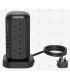 Powerology 12 Socket Multi-Port Tower Hub Extension