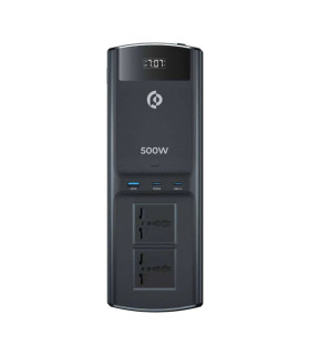 Powerology 500W Universal Multi-Port Car Inverter PCCSR008-BK