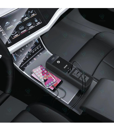 Powerology 500W Universal Multi-Port Car Inverter PCCSR008-BK