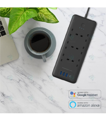 Powerology Smart Multiport Socket 6 AC