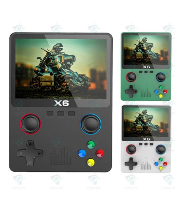 X6 Handheld Game Console 3.5 Inch IPS Screen With 10,000 Games