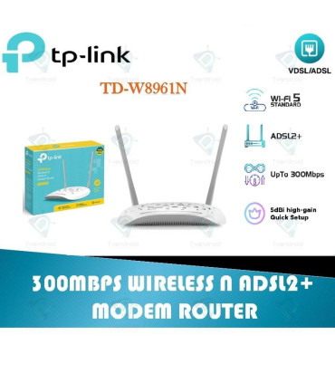 TP-LINK TD-W8961N ADSL2 Plus Wireless N300 Modem Router