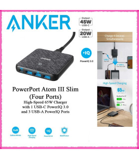 Anker PowerPort Atom III Slim 4 65W