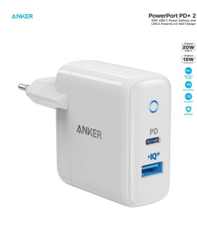 Anker PowerPort PD+ 2 A2636 35W Charger