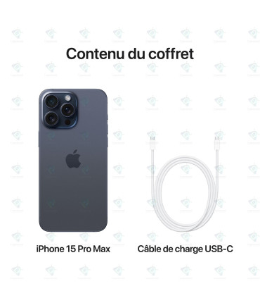 Apple iPhone 15 Pro Max256 GB Blue Titanium