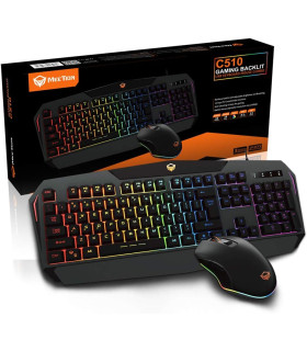 MEETiON C510 RGB LED Backlit Wired