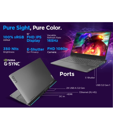 Lenovo LOQ 15IRH8 i5 12450H 16GB RAM 512GB SSD RTX 2050