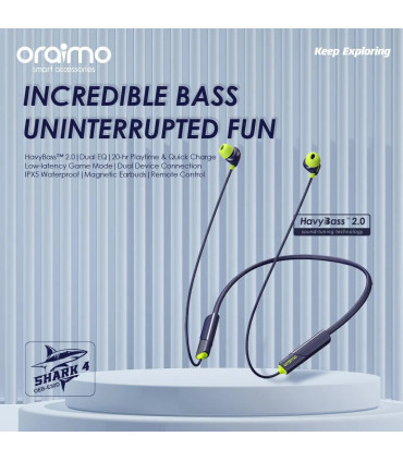 oraimo Shark 4 Wireless Headphones
