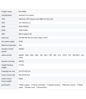 android tv box game M4