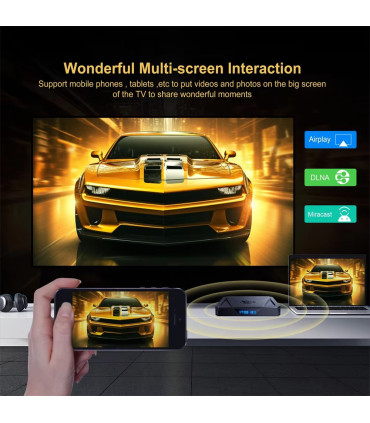 X96Q PRO+ Android 14 Smart TV Box Allwinner H728-4GB64GB