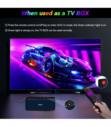 H96 MAX M7 TV Box Speaker Android13.0 Rockchip 3528