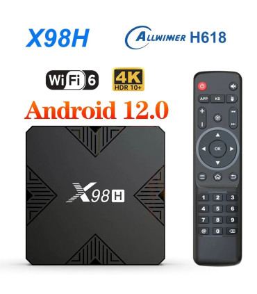 X98H TV Box Android 12 4GB 32GB