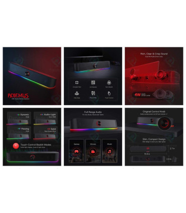 Redragon GS560 RGB Desktop Soundbar