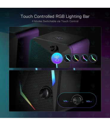 Redragon GS510 Waltz RGB Desktop Speakers