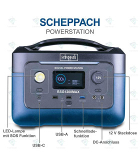 Power Station BSG1200MAX Scheppach