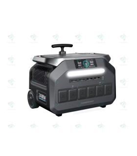 Powerology 640,000mAh Solar Input Portable Generator PPBCHA86