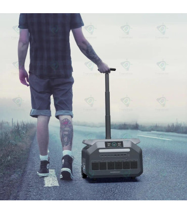 Powerology 640,000mAh Solar Input Portable Generator PPBCHA86