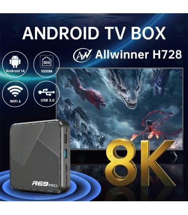 R69 Pro Android 14  Allwinner H728-4GB 64GB