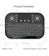 Mini Wireless Keyboard with Touchpad Mouse Combo Keyboard