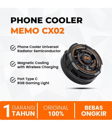 فن و خنک کننده و وایرلس شارژر ممو مدل Memo CX-02