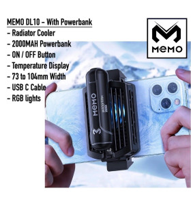 MEMO semiconductors bladeless neck fan DL10