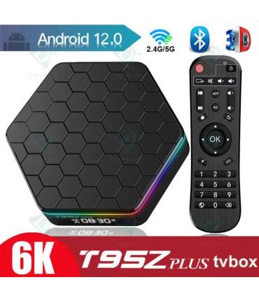 T95Z Plus Android 12 Smart TV Box Allwinner H618 4GB 64GB