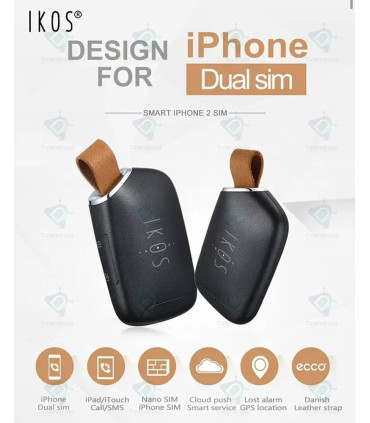 IKOS K1S Bluetooth Smart Nano SIM Card Adapter for iOS Phones