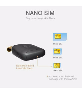 IKOS K1S Bluetooth Smart Nano SIM Card Adapter for iOS Phones